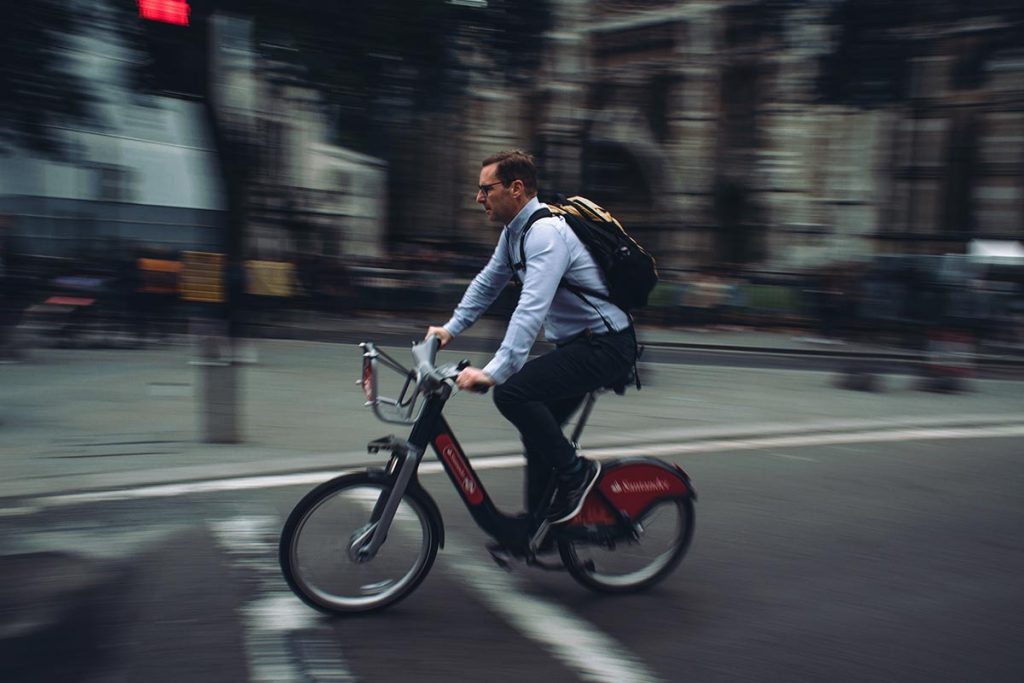 Movilidad sostenible con bicicleta